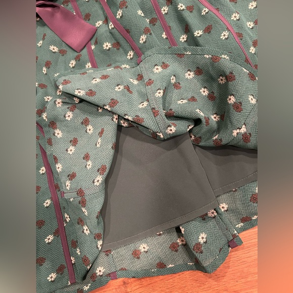 Anthropologie Nick & Mo Floral Skirt with Ribbon Belt Size 2/4 - Picture 7 of 10